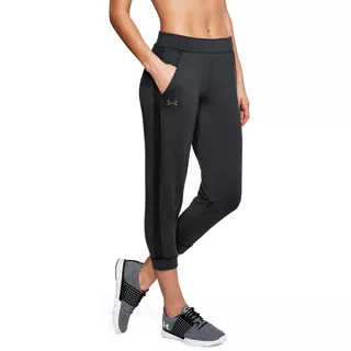 Dámské legíny Under Armour Featherweight Fleece Crop - Black