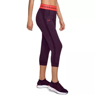 Dámské legíny Under Armour Featherweight Fleece Crop - Black