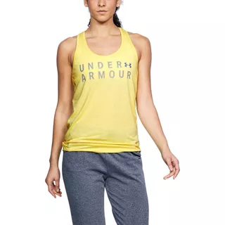 Dámske tielko Under Armour Tborne Train Grph Twist Tank - Tokyo Lemon