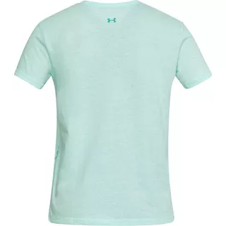 Dámske tričko Under Armour Triblend Graphic SS Tee - Coral Cove Light Heather