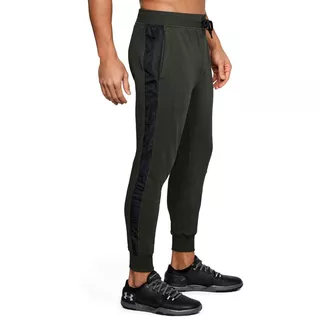 Pánske tepláky Under Armour Threadborne Terry Jogger - Black/Black