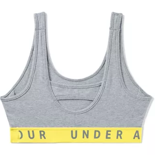 Dámska podprsenka Under Armour Favorite Cotton Everyday Htr - Steel Full Heather / Black / White