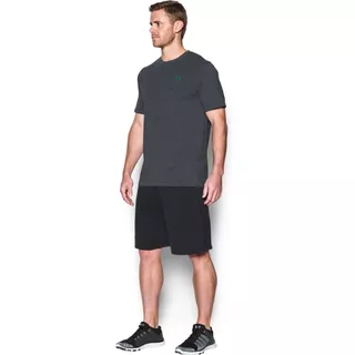 Pánske tričko Under Armour CC Left Chest Lockup - True Gray Heather