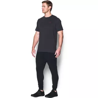 Pánske tričko Under Armour CC Left Chest Lockup - True Gray Heather