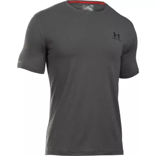 Pánské triko Under Armour CC Left Chest Lockup - Carbon Heather