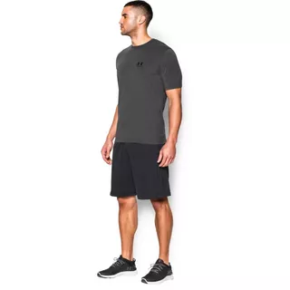 Pánske tričko Under Armour CC Left Chest Lockup - Carbon Heather