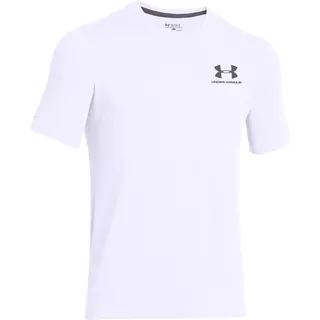 Pánské triko Under Armour CC Left Chest Lockup - White