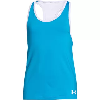 Dievčenské tielko Under Armour Luna Tank - YXL - blue