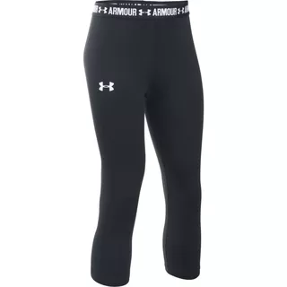 Girls’ Leggings Under Armour Armour Capri - Pacific Blue/Jacksons Purple/Pacific Blue - Black/Black/White