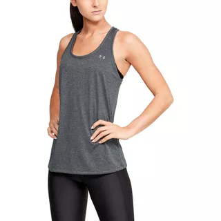 Dámske tielko Under Armour Tech Tank - Solid - Carbon Heather, S