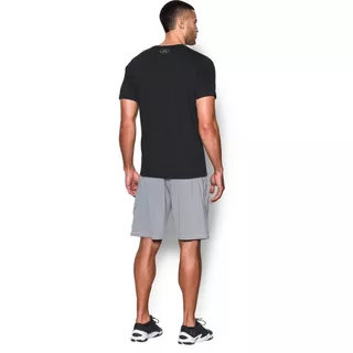 Pánské triko Under Armour Charged Cotton SS T - Black/Steel