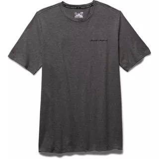 Pánské triko Under Armour Charged Cotton SS T - Black/Steel