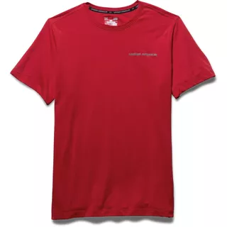 Pánske tričko Under Armour Charged Cotton SS T - Brick Red