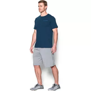 Pánske tričko Under Armour Charged Cotton SS T - Brick Red