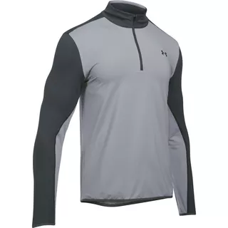 Pánská golfová mikina Under Armour EU Midlayer 1/4 Zip - Gray/Black