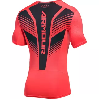 Pánske kompresné tričko Under Armour HG Supervent 2.0 SS - S - MARATHON RED / ANTHRACITE