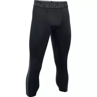 Men’s Compression Leggings Under Armour HG SuperVent 2.0 3/4 - Black/Stealth Gray/Graphite - Black/Stealth Gray/Graphite