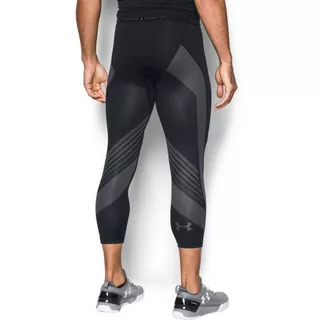 Pánské kompresní legíny Under Armour HG SuperVent 2.0 3/4 Legging - Black/Green