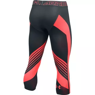 Pánské kompresní legíny Under Armour HG SuperVent 2.0 3/4 Legging - Black/Green