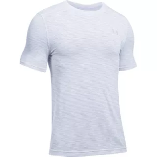 Pánske funkčné tričko Under Armour Threadborne Seamless SS - M - White