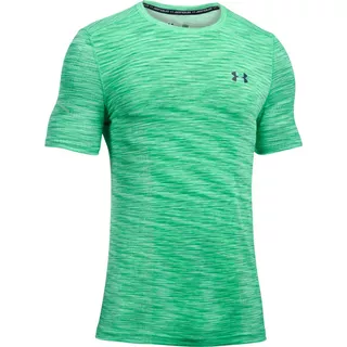 Pánske funkčné tričko Under Armour Threadborne Seamless SS - Green - Green