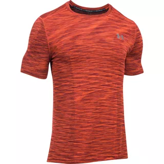 Pánske funkčné tričko Under Armour Threadborne Seamless SS - XL - Coral