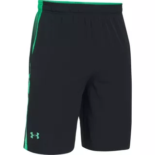 Pánské kraťasy Under Armour Supervent Woven Short - Gray/Orange/Red, XS - Black/Green