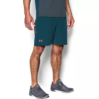 Pánske šortky Under Armour Center Court 8in Woven Shorts - Blue Whale/Atomic Gray/Salmon