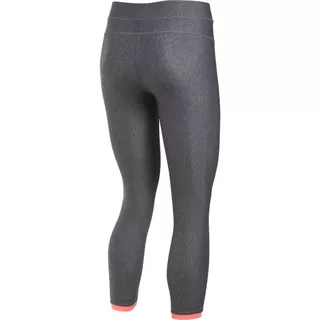 Dámské kompresní legíny Under Armour HG Armour Ankle Crop - Gray/Coral/Metalic Silver