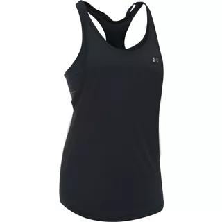 Dámske funkčné tielko Under Armour HG Armour 2-in-1 Tank - XS - BLACK / BLACK / METALLIC SILVER