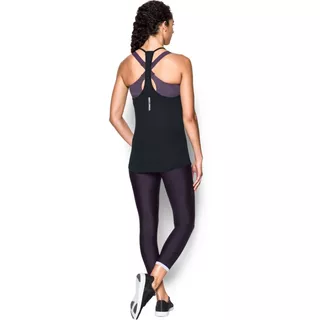 Dámske bežecké tielko Under Armour Fly By Racerback Tank - BLACK / BLACK / REFLECTIVE