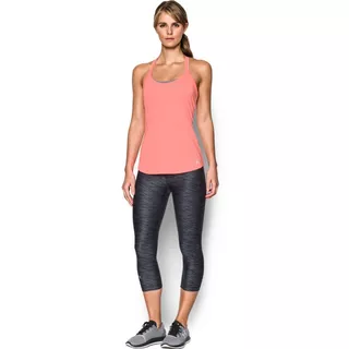 Dámske bežecké tielko Under Armour Fly By Racerback Tank - BLACK / BLACK / REFLECTIVE