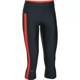 Women’s Compression Leggings Under Armour HG Armour CoolSwitch Capri - Black/Red/Red