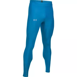 Pánske kompresné legíny Under Armour NoBreaks HG Novelty Tight - Cerulean/Cerulean/Reflective