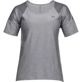 Dámske tričko Under Armour Sport SS Twist - 190 - GRAPHITE / GRAPHITE / GRAPHITE