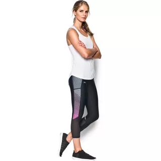 Dámske kompresné legíny Under Armour Fly By Printed Capri - XS