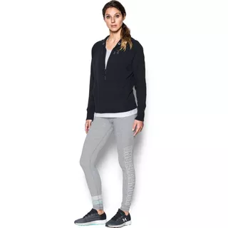 Dámské legíny Under Armour Favorite Legging WM Graphic - True Gray Heather/White/Blue Infinity