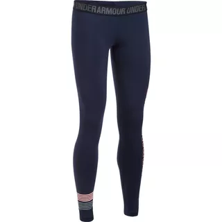 Dámske legíny Under Armour Favorite Legging WM Graphic - M - Midnight Navy/Cape Coral/Steel