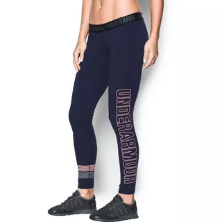 Dámské legíny Under Armour Favorite Legging WM Graphic - Midnight Navy/Cape Coral/Steel