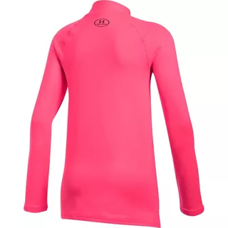 Dívčí triko Under Armour ColdGear Mock - Black Black/Apollo Gray