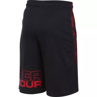 Chlapčenské šortky Under Armour Stunt Printed Short - Black/Red/Red