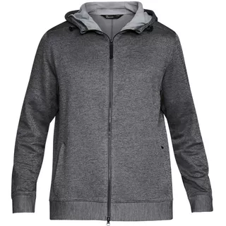 Pánska mikina Under Armour Sportstyle Sweater Fleece FZ - CARBON HEATHER / STEEL - CARBON HEATHER / STEEL