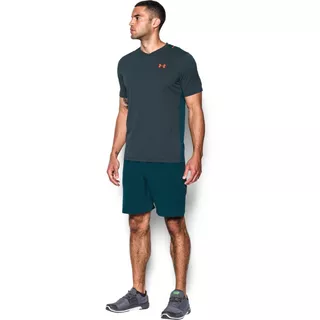 Pánske tričko Under Armour Threadborne Center Court Printed V-Neck - XL