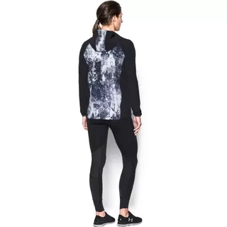 Dámska bežecká bunda Under Armour Outrun The Storm Printed Jkt - BLACK / WHITE / REFLECTIVE