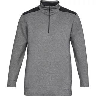 Pánska mikina Under Armour Storm Playoff HZ - XXL - Charcoal Fade Heather / Black / Black