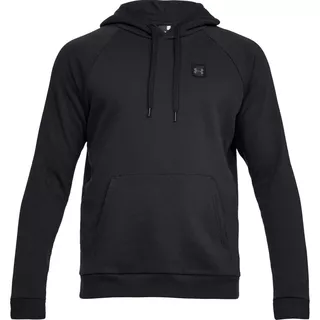 Pánska mikina Under Armour Rival Fleece PO Hoodie - XL - Black/Black