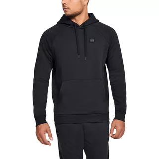 Men’s Hoodie Under Armour Rival Fleece PO - Black/Black