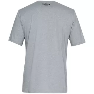 Pánské triko Under Armour Sportstyle Left Chest SS - Steel Light Heather/Black