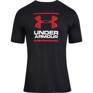 Men’s T-Shirt Under Armour GL Foundation SS T - Black/White/Red