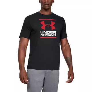 Men’s T-Shirt Under Armour GL Foundation SS T - Black/White/Red